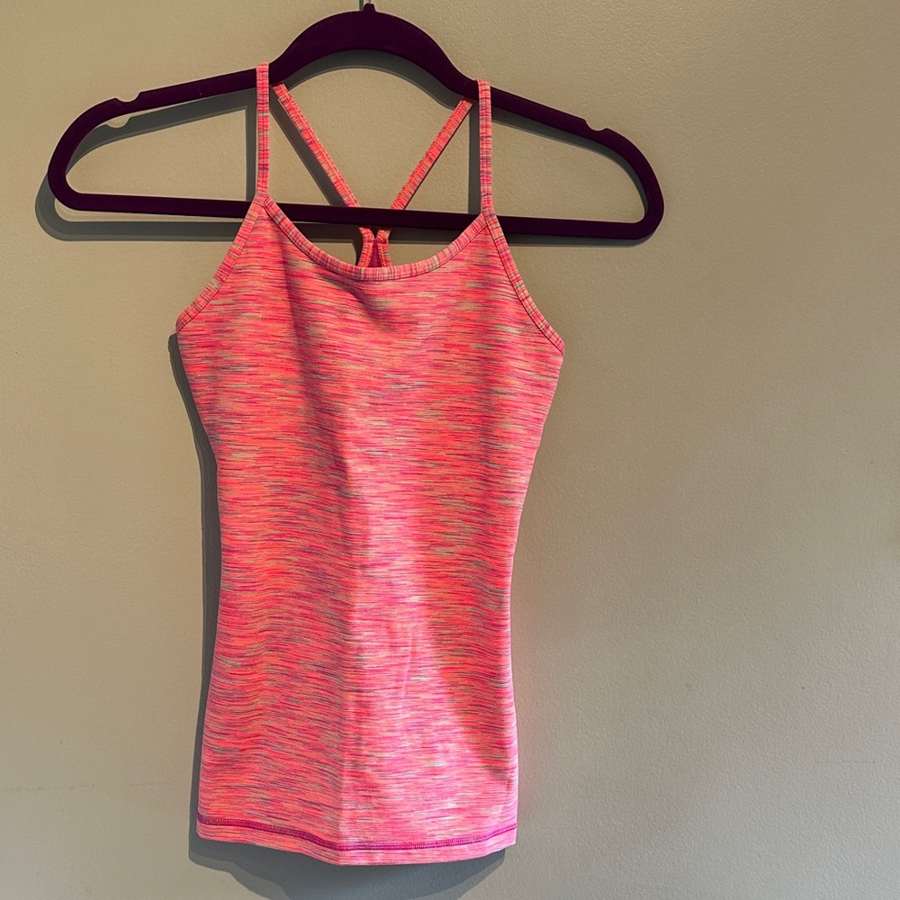 Ivivva Pink and Gray Tank Top